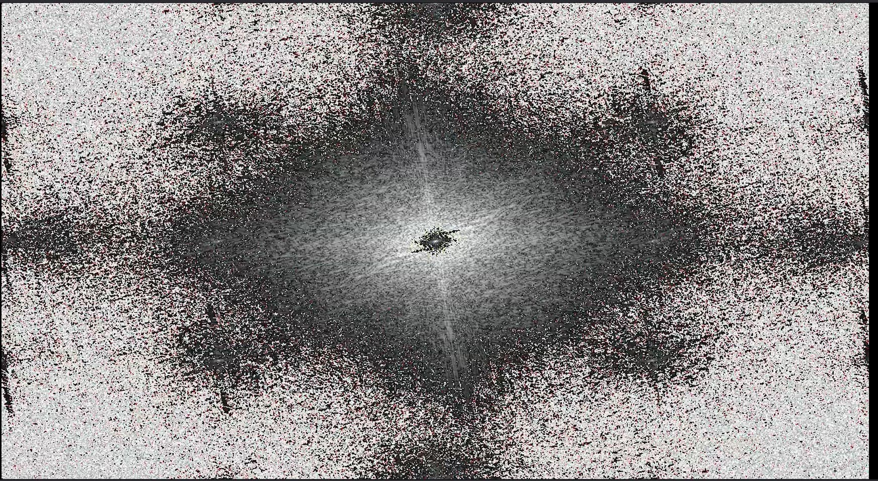 FFT spectrum of a Cosmos-generated clip