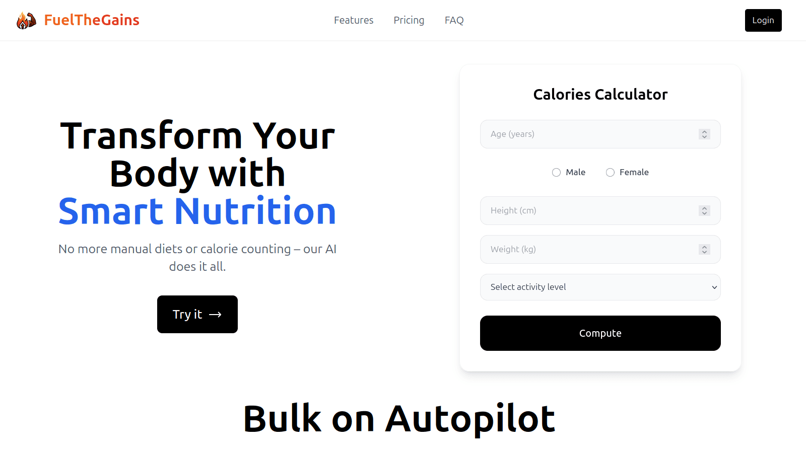 FuelTheGains screenshot