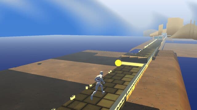 A jump obstacle in the clone